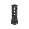 LanTac USA LLC LANTAC Dragon Plan-B Muzzle Brake, black precision firearm accessory with multiple venting slots and energy pulse technology for enhanced shooting performance.