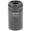 LanTac USA LLC 01-MD-A3-BMD-COMP Blast Mitigation Device for 308 Winchester & 7.62 NATO - Tactical Performance Enhancer, black cylindrical suppressor with textured grip and engraved branding