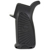 Wilson Combat TR-GRIP-BLK | Ergonomic AR15 Grip with Water-Resistant Storage & Starburst Pattern, black textured rubber grip for enhanced control and durability.