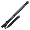 Allen Company 8536 Durable Web Sling with BAKTRAK Pad - Non Slip Gun Sling for Ultimate Comfort and Reliability, showing a black adjustable strap with padded grip and anti-slip pad for secure and comfortable carrying of firearms.