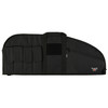 Allen Company 10632 Tac-Six Range Tactical Rifle Case, black, with multiple accessory pockets and a lockable design for secure and spacious firearm storage.