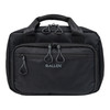 Allen Company 3639 Soft Gun Case for 2 Handguns & 7 Magazines, Durable, Lockable, Padded Firearm Storage Solution, black gun case with multiple compartments and zipper closures.