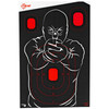 Allen Company 15249 EZ Aim Splash Reactive Paper Bad Guy Target - Boost Your Shooting Accuracy with Bright Visual Feedback