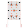Allen Company 15828 Stow-N-Go Target Stakes - Quick Setup & Durable 52" Steel Target Holder for On-the-Go Shooters, foldable metal target stand with target paper and stakes for outdoor shooting practice.