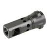 Breek Arms BRK4331 Suppressor Attachment, advanced Breek-LOK 3QD system for .30 Cal firearms, black metal suppressor with precision machining and mounting holes.