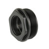 Breek Arms BRK4401 Plan B HUB One Universal Suppressor Mount, lightweight grade 5 titanium with DLC finish for optimal precision, black mount with threaded opening for attaching to firearm suppressors.