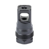 Breek Arms BRK4430 Ultra-Compact Muzzle Brake for 223/5.56, black metal muzzle brake with precision machining, designed for reduced recoil and enhanced shooting performance.