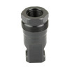 Breek Arms BRK4433 Muzzle Brake, an ultra-compact 9mm firearm accessory designed for precision shooting and recoil reduction.