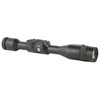 ATN Corp DGWSXS3155LRF Digital Day & Night 4K Scope with Laser Range Finder - 3-15X Magnification, black rifle scope with adjustable zoom and built-in laser range finder.