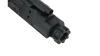 TacFire 5.56 NATO Bolt Carrier Group - Premium QPQ Nitride BCG for AR-15, close-up of black firearm bolt carrier with detailed machining and full-auto readiness features.