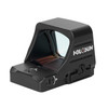 Holosun Technologies HS407COMP-RD6 - High-Performance 6 MOA Red Dot Sight for Competitive Shooting, close-up of compact black sight with adjustable controls and reflective lens