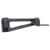 SB Tactical AKTF-01-SB Folding Stabilizing Brace for AK-47/74 Pistols, Left-Folding, Ready to Install, black folding brace with an open-frame design, hook-and-loop strap, and metal mounting fork shown on a white background