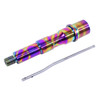 Guntec USA BAR-5.5-RPVD-TD 5.5" 5.56mm 1:5 Twist Contour 4150 Barrel With Gas Tube (Rainbow PVD Coated) (Tie Dye Pattern)