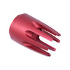 Guntec USA AR-CLAW-RED Guntec USA AR-CLAW-RED 223/5.56 Rifle 'Claw' Multi-Prong Flash Hider (Anodized Red) AR-CLAW-RED