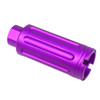  Guntec USA CONE-FH-S-GEN2-PURPLE AR-15 Slim Line Cone Flash Can (Gen 2) (Anodized Purple) 