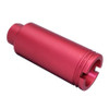  Guntec USA CONE-FH-S-RED 223/5.56 Rifle Slim Line Cone Flash Can (Anodized Red) 