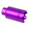 Guntec USA MCONE-FH-S-C-PURPLE Guntec USA MCONE-FH-S-C-PURPLE AR-15 Micro 'Trident' Flash Can With Glass Breaker (Anodized Purple) MCONE-FH-S-C-PURPLE