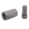 Guntec USA SPITFIRE-300-FDE Guntec USA SPITFIRE-300-FDE AR 300 Blackout Muzzle Comp With QD Blast Shield (Flat Dark Earth) SPITFIRE-300-FDE