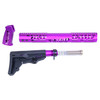 Guntec USA TRUMP-SET-MIL-PURPLE AR-15 "Trump Series" Limited Edition Furniture Set (Anodized Purple)