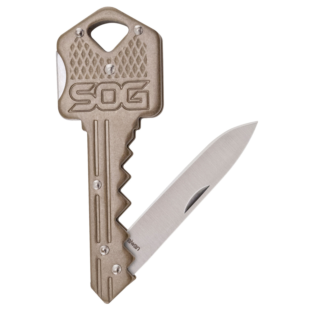 SOG Knives & Tools SOG-KEY102-CP Key Knife Brass 1.5
