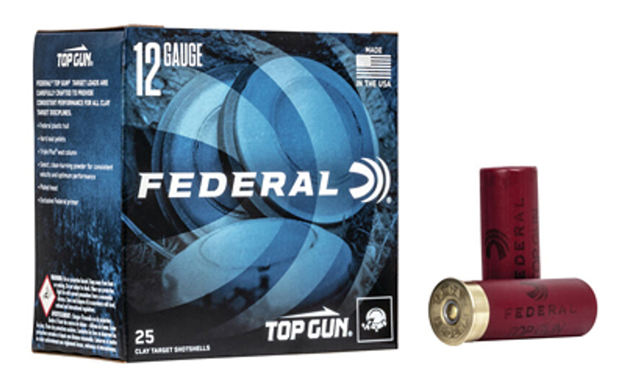 Federal TG12275 Top Gun 12ga 2.75" #7.5 25/250