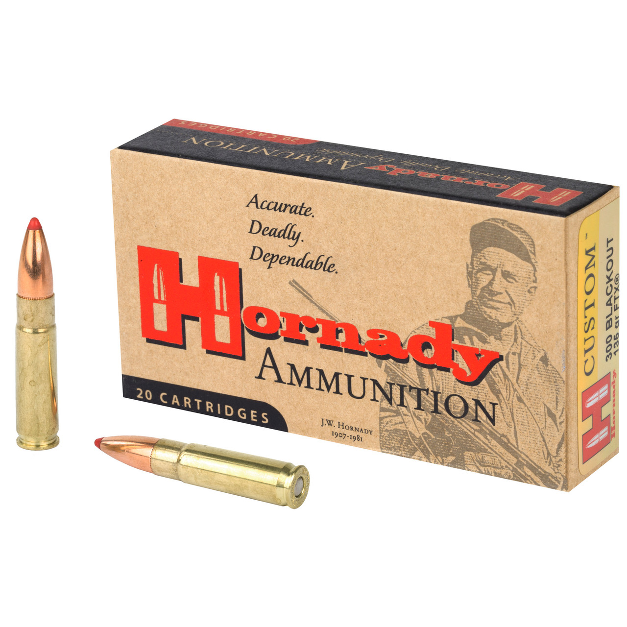 Hornady 80881 300blk 135gr Ftx  20/200