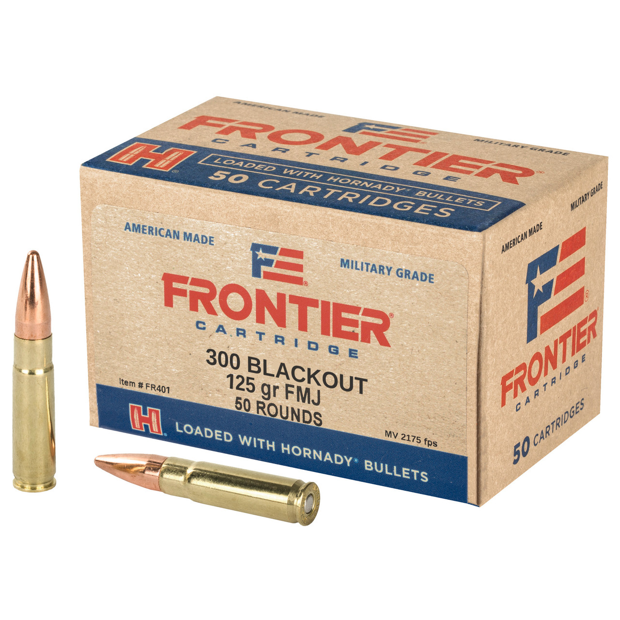 Frontier Cartridge FR401 300blackout 125grfmj 50/500