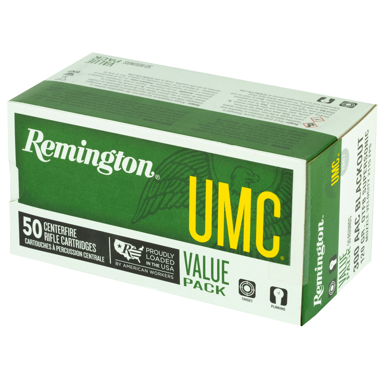 Remington 24024 Umc 300blk 120gr 50/400