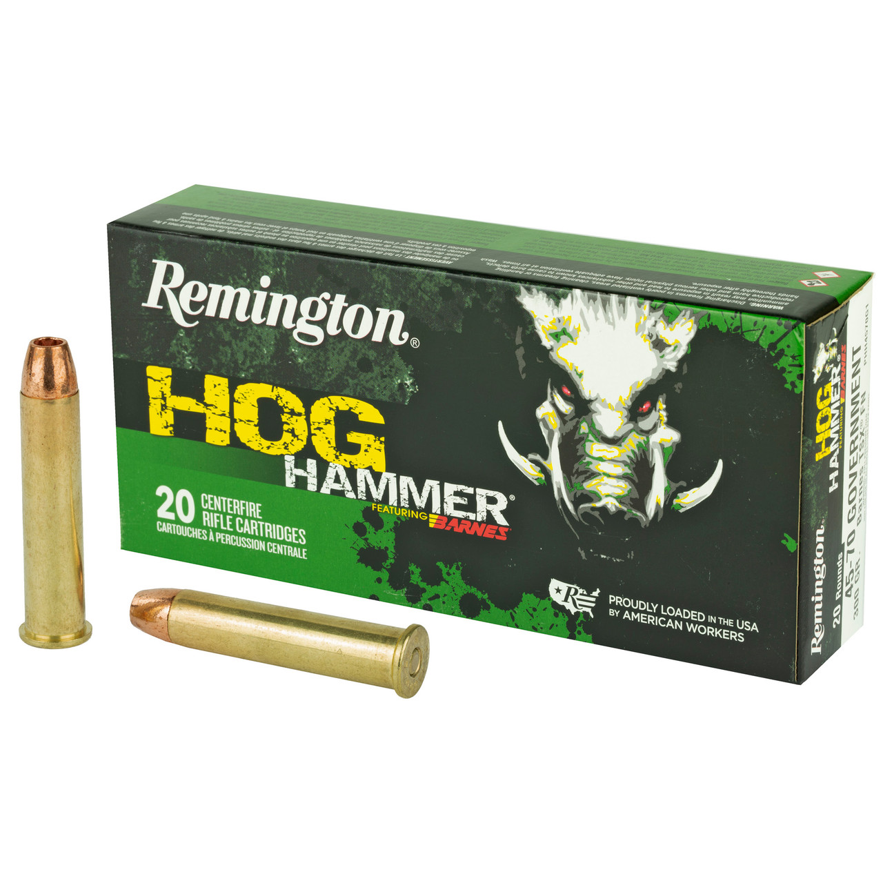 Remington 27807 Hog Hammer 45-70gvt 300gr  20/20