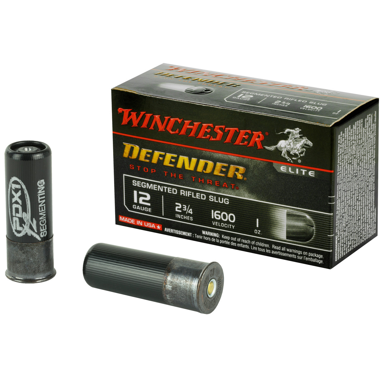 Winchester Ammunition S12PDX1S Defender 12ga 2.75" 1oz 10/100