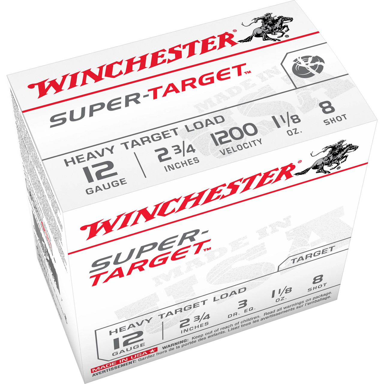 Winchester Ammunition TRGT12M8 Super Target #8 1-1/8oz 25/250