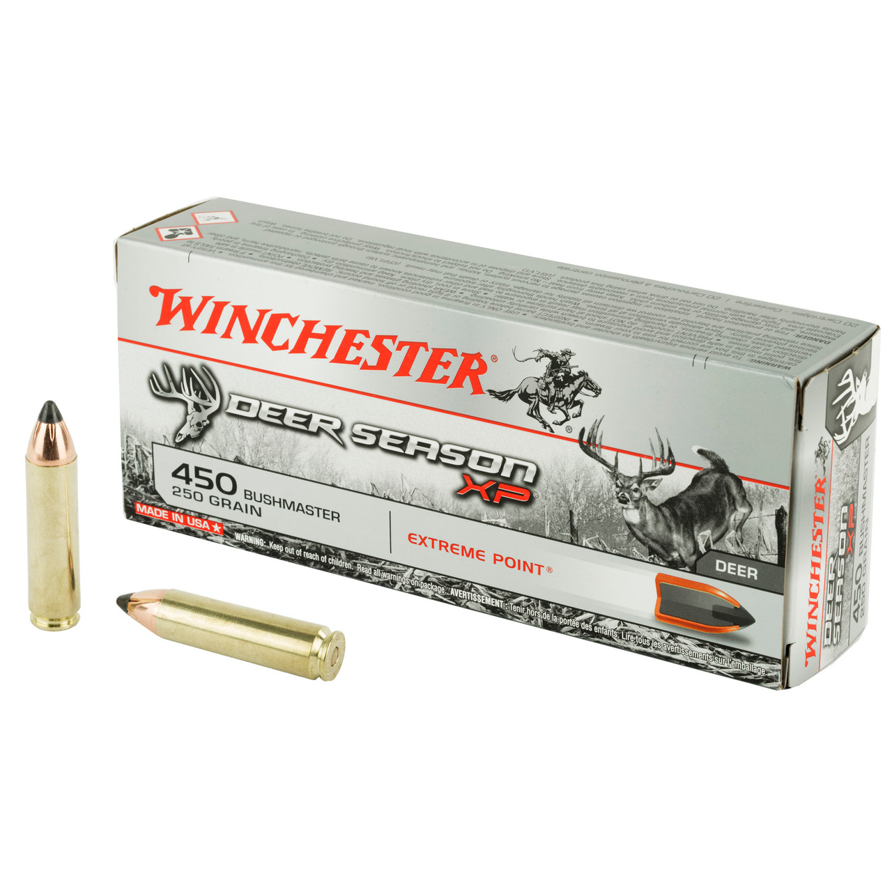 Winchester Ammunition X450DS Deer Season 450bush 250gr 20/200