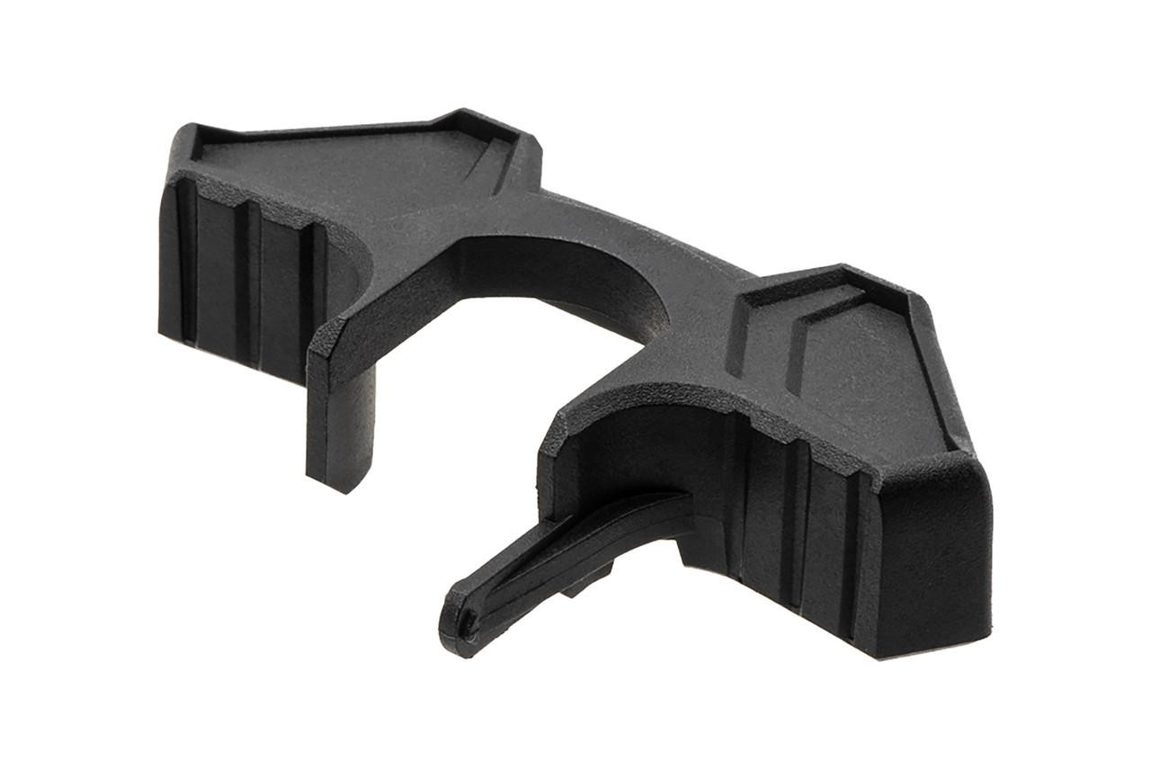 Strike Industries SI-AMBI-ISOLATCH Ambidextrous ISOLatch in BK, black, ambidextrous firearm accessory for easy magazine release.
