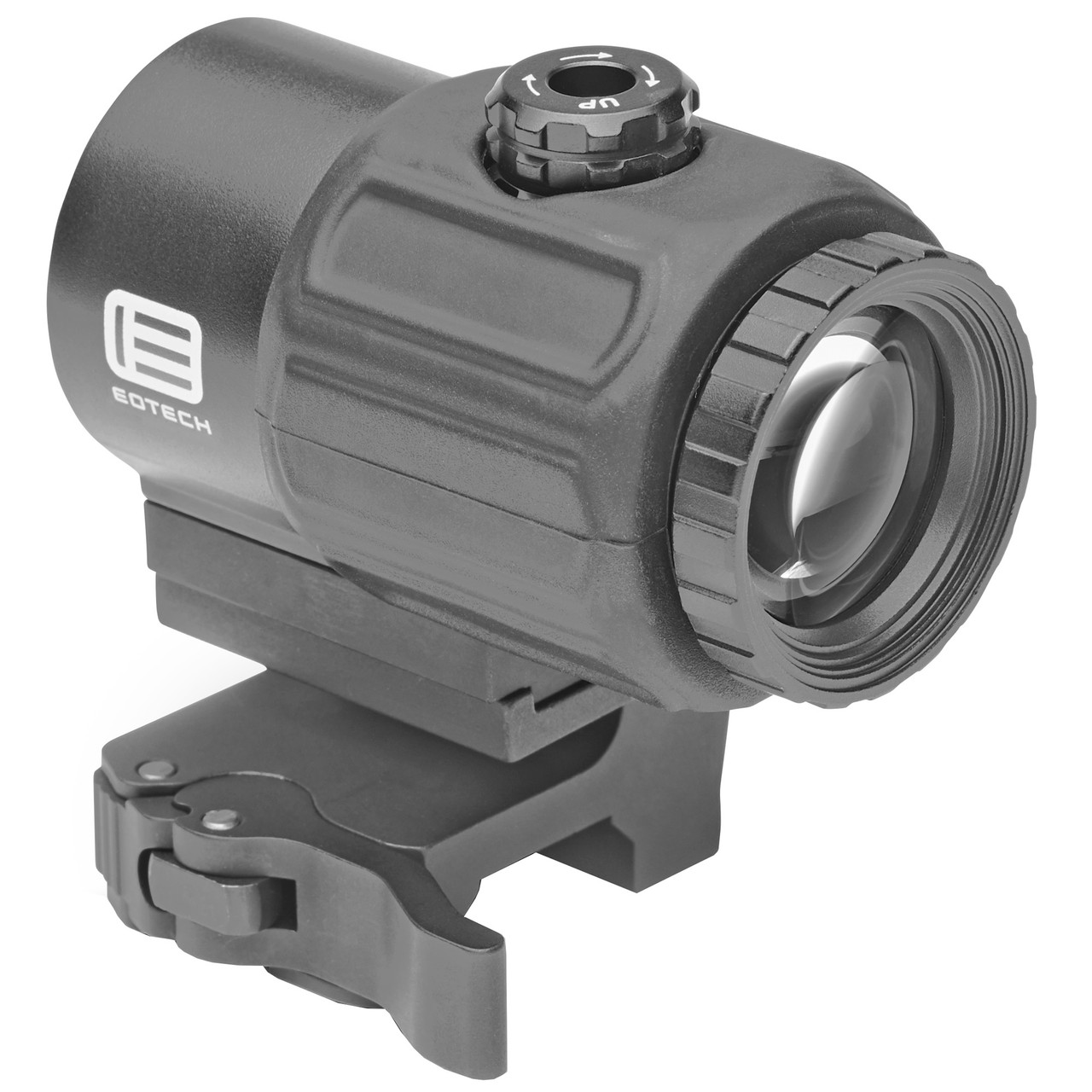 EOTech, G43, Magnifier, 3X, QD Mount, Switch to Side, Tool-Free Vertical and Horizontal Adjustments, Black, 34mm