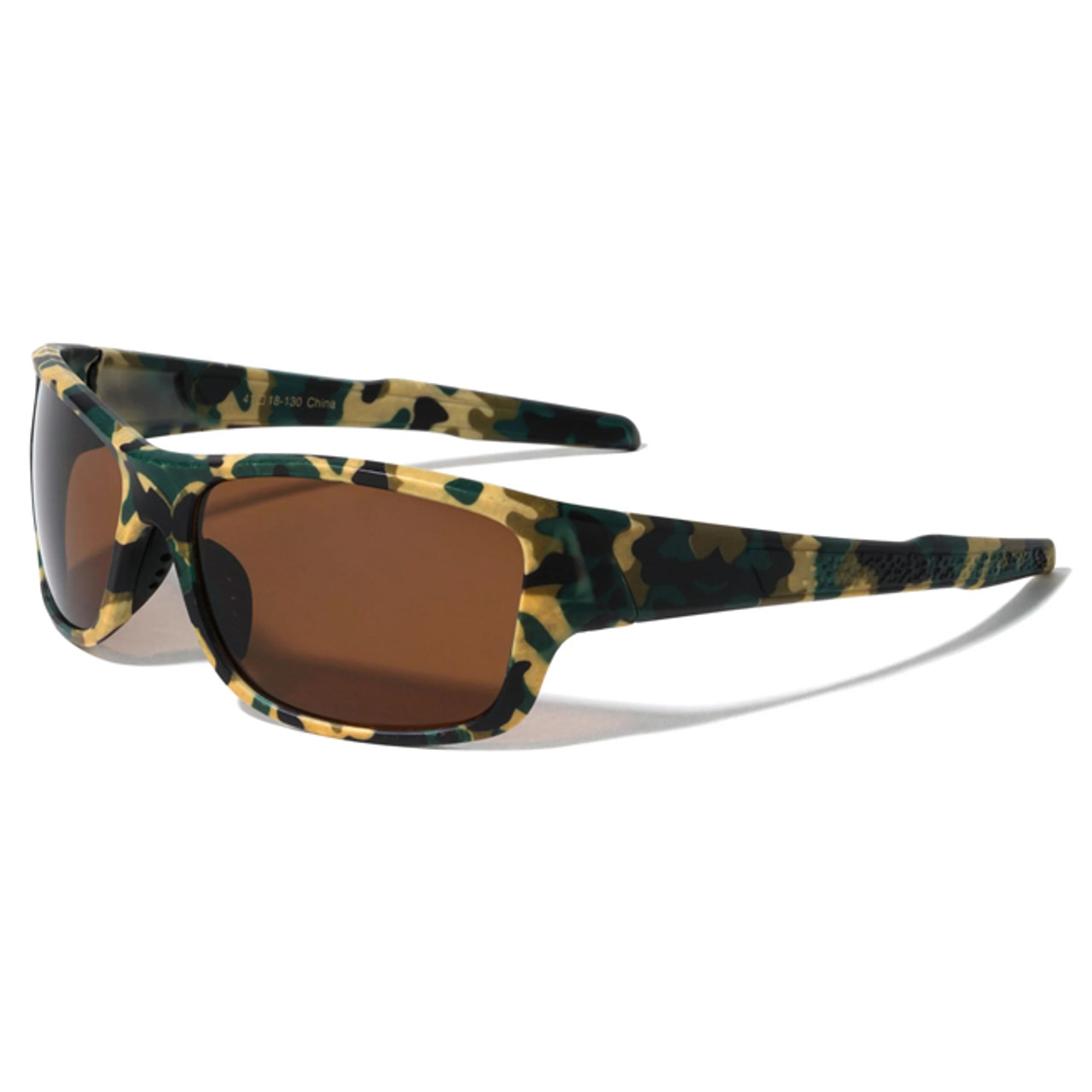 Camouflage Rectangle Sport UV400, UVA & UVB Sunglasses
