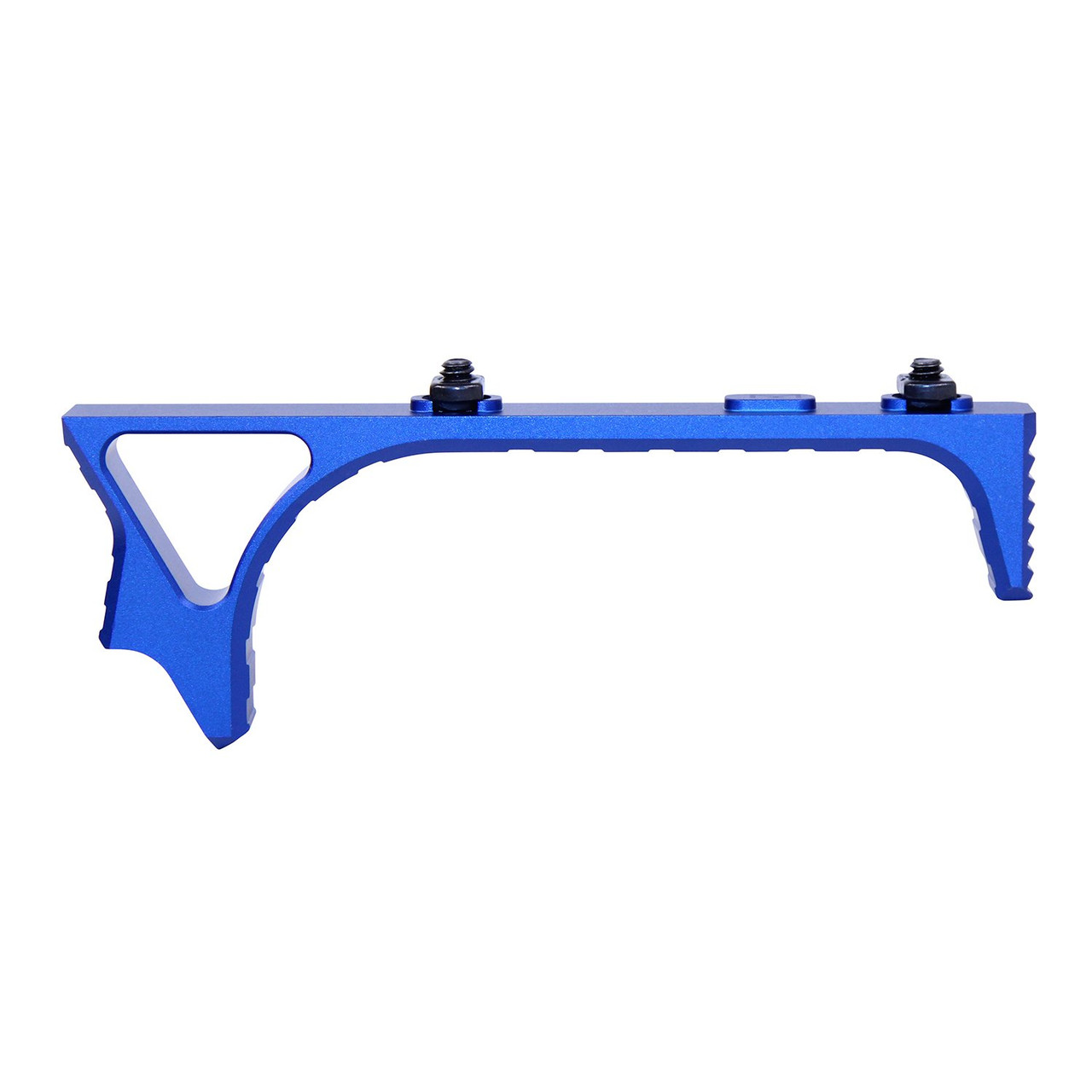 Guntec USA MLK-AG-BLUE Ultralight Skeletonized Angled Grip For M-LOK