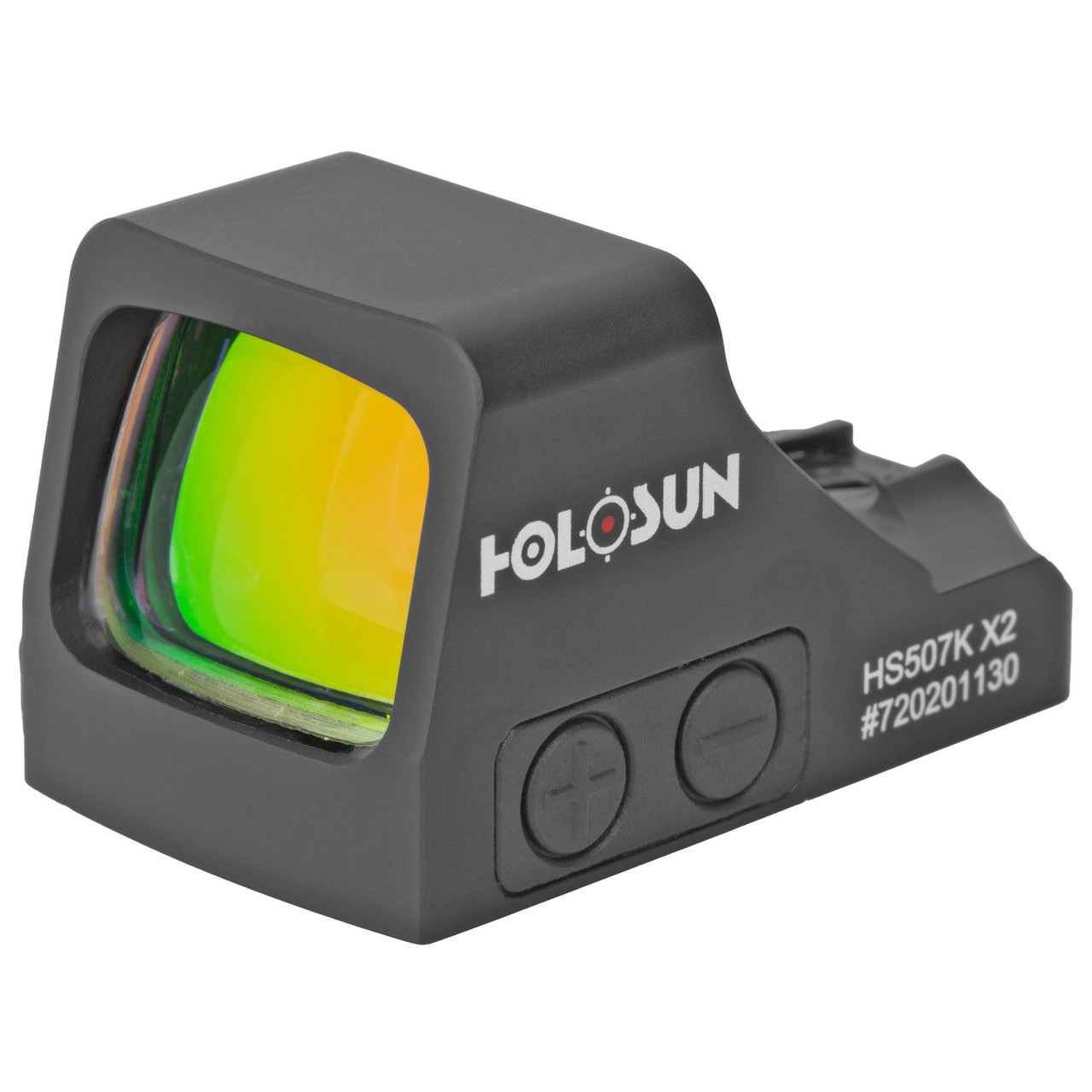 HOLOSUN HS507K-X2 Open Reflex Sight - Black, 2 Moa Red Dot & 32 Moa Circle, Aluminum