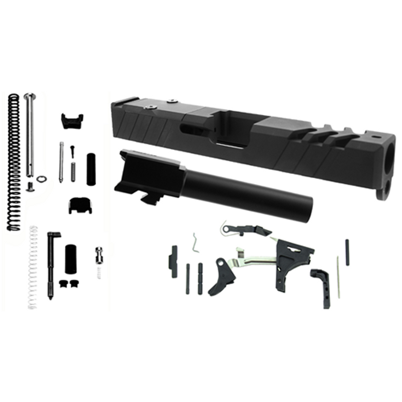 TacFire Glock 19 9mm Slide + Nitrided Barrel + UPK + LPK Slide Completion Kit