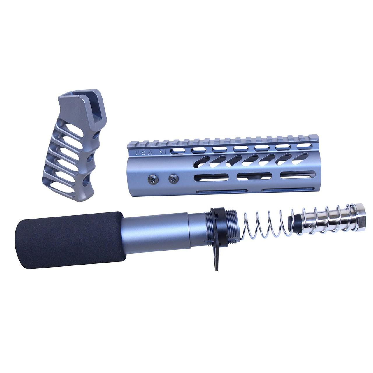 Guntec USA AR-PISTOL-SET-MLK-308-GREY Guntec USA AR-PISTOL-SET-MLK-308-GREY AR .308 Pistol Furniture Set (Anodized Grey) AR-PISTOL-SET-MLK-308-GREY