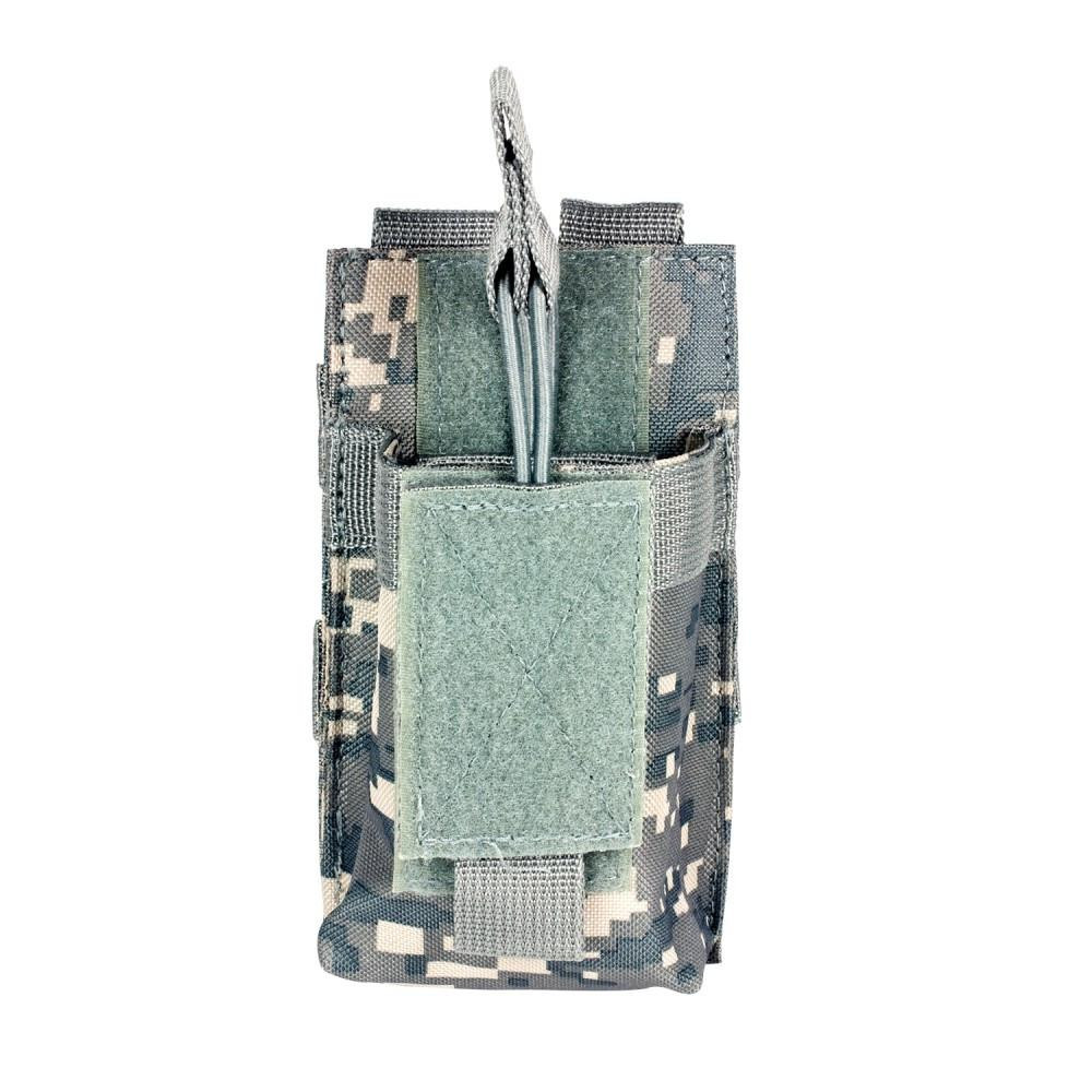 NcStar NcSTAR CCAR1MP2929D 223/556 Single Mag Pouch, tactical magazine holder with camouflage pattern and adjustable strap.