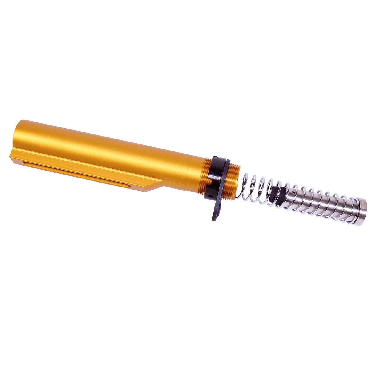 Guntec USA MILTUBESET-ORANGE Guntec USA MILTUBESET-ORANGE 223/5.56 Rifle Mil-Spec Buffer Tube Set (Anodized Orange) MILTUBESET-ORANGE