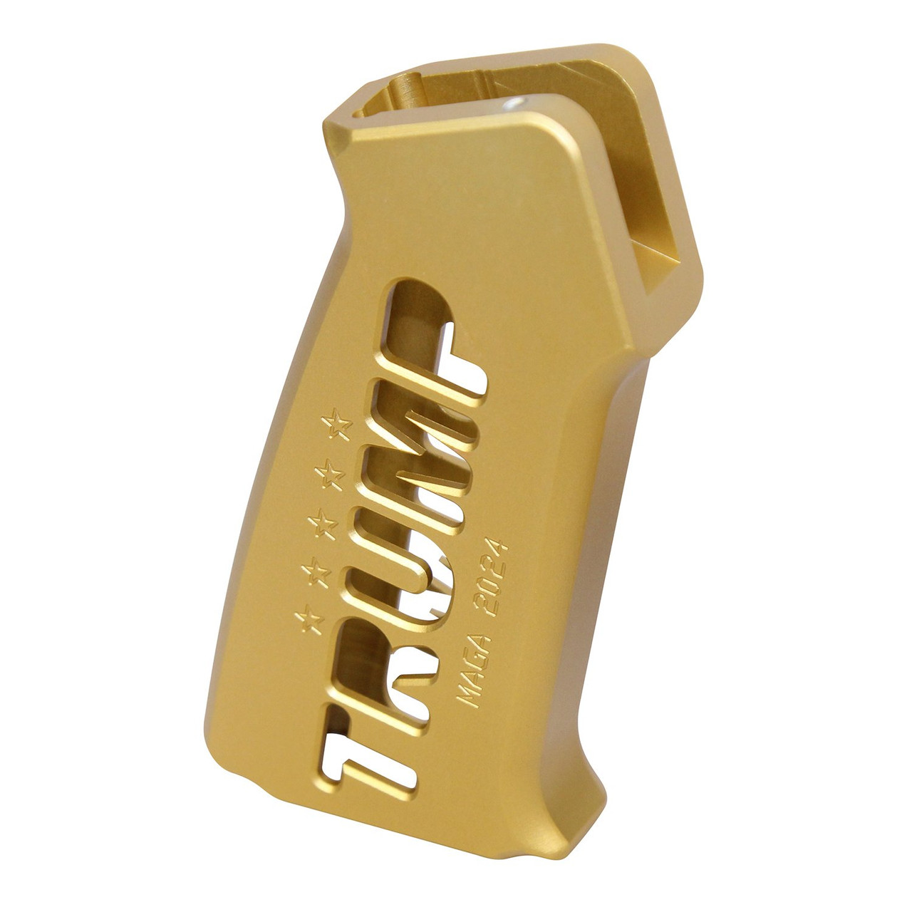 Guntec USA TRUMP-PG-G2-GOLD AR-15 "Trump Series" Limited Edition Pistol Grip (Anodized Gold)