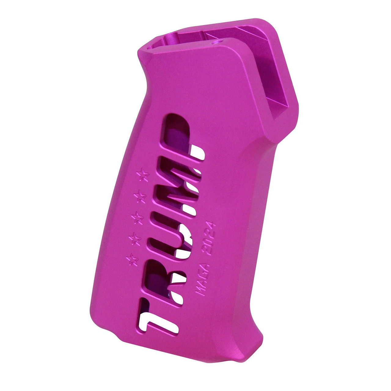 Guntec USA TRUMP-PG-G2-PINK AR-15 "Trump Series" Limited Edition Pistol Grip (Anodized Pink)