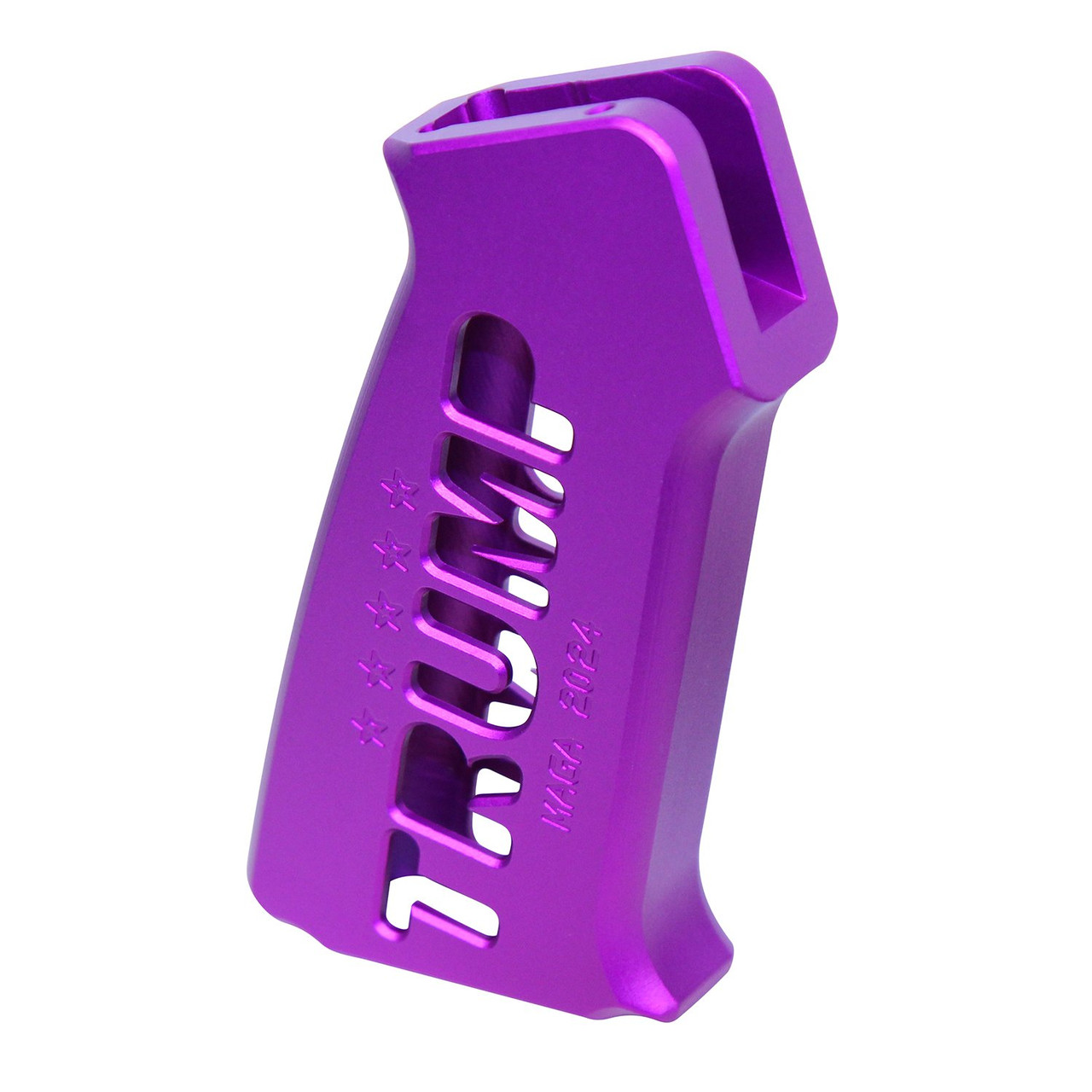 Guntec USA TRUMP-PG-G2-PURPLE AR-15 "Trump Series" Limited Edition Pistol Grip (Anodized Purple)