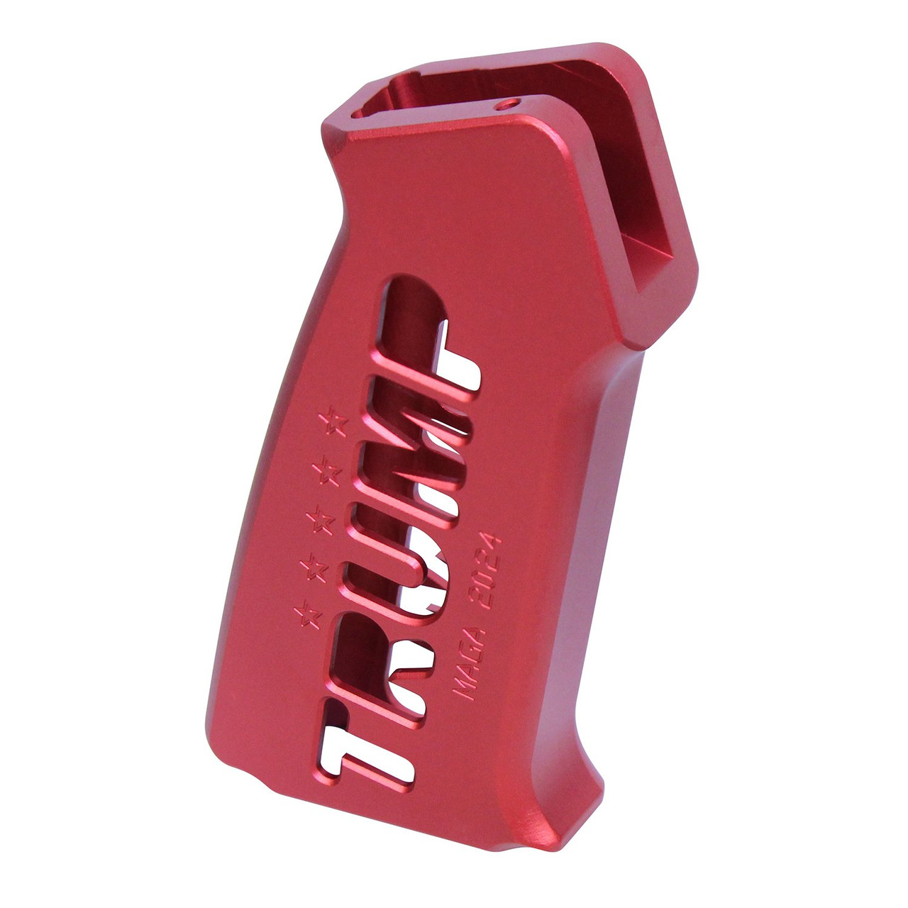 Guntec USA TRUMP-PG-G2-RED AR-15 "Trump Series" Limited Edition Pistol Grip (Anodized Red)