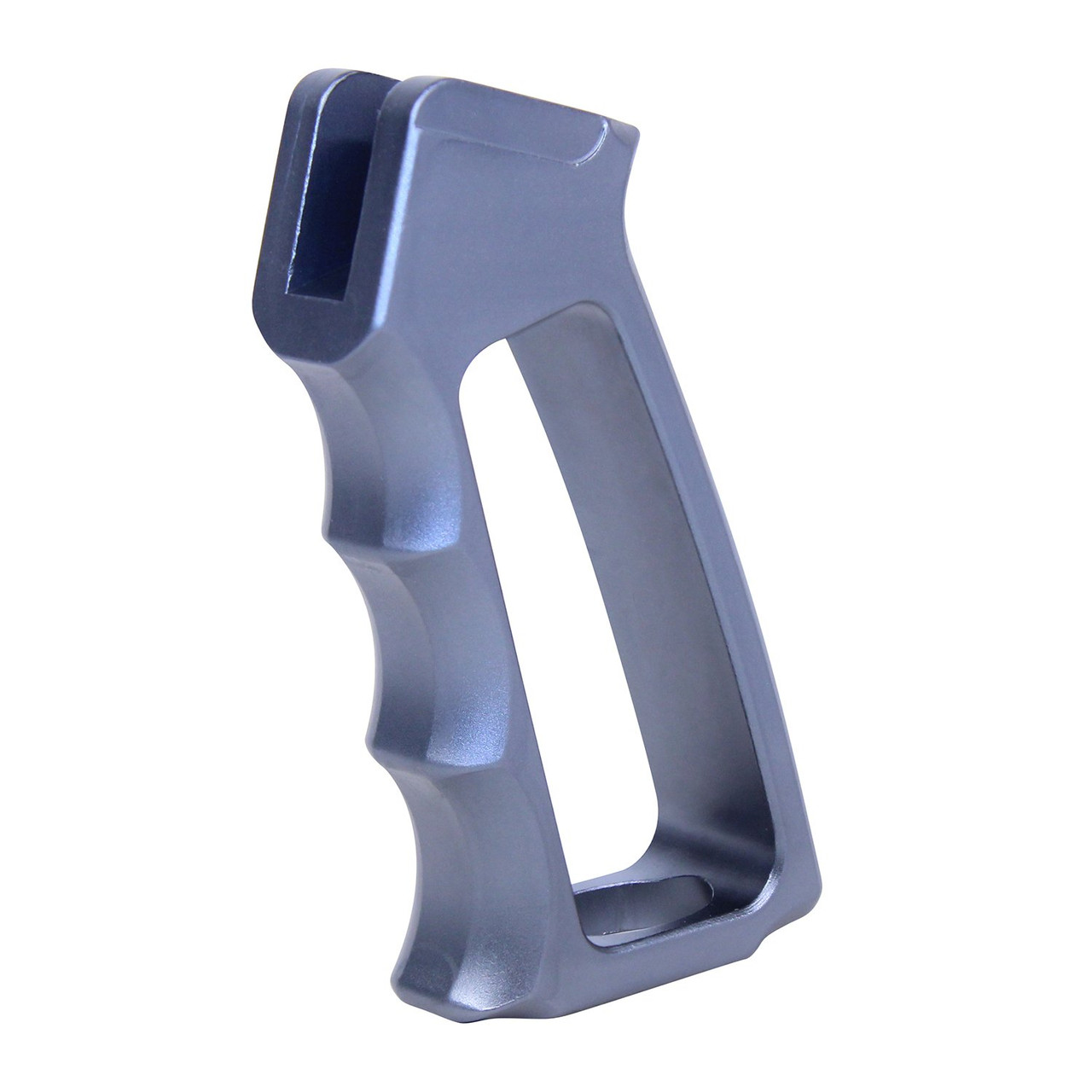 Guntec USA ULS-PG-G2-GREY Ultralight Series Skeletonized Aluminum Pistol Grip (Gen 2) (Anodized Grey)
