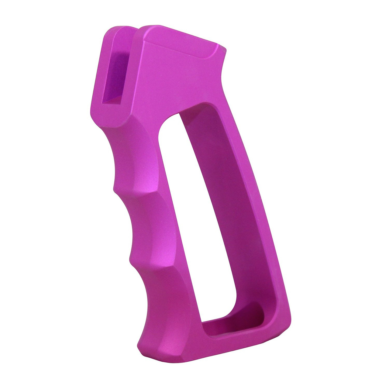 Guntec USA ULS-PG-G2-PINK Ultralight Series Skeletonized Aluminum Pistol Grip (Gen 2) (Anodized Pink)