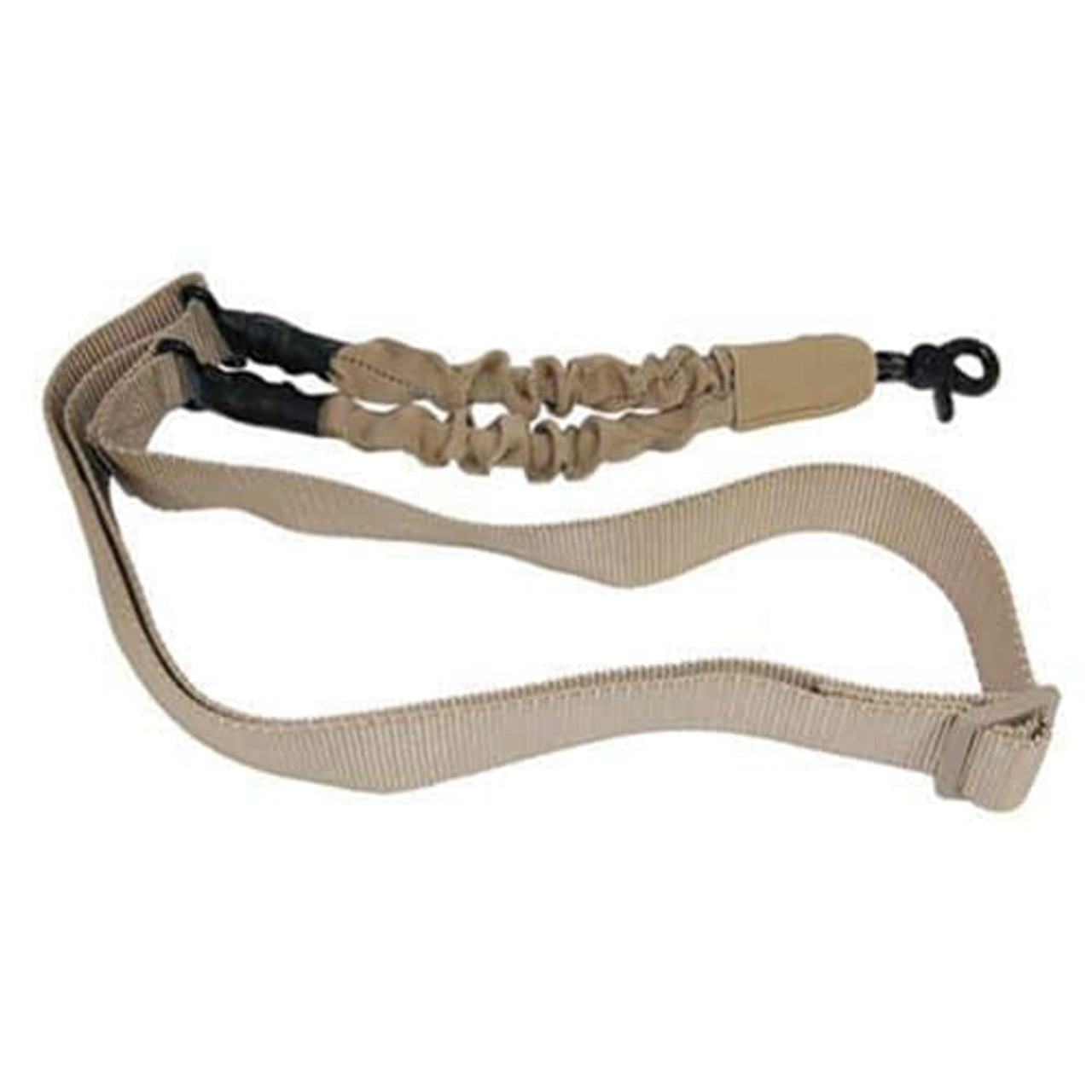 Guntec USA 1POINT-T One Point Bungee Sling With QD Snap Hook (Desert Tan)