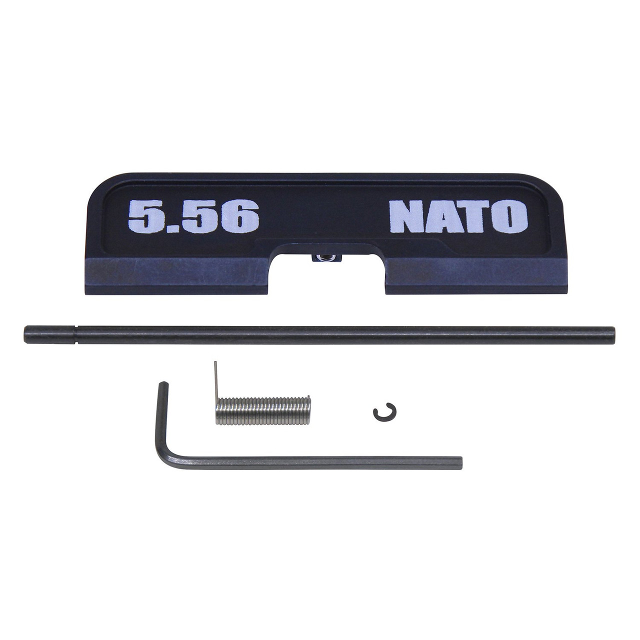Guntec USA 223GATE-G3-556N AR-15 Ejection Port Dust Cover Assembly (Gen 3) (W/ Lasered 5.56 NATO) (Anodized Black)