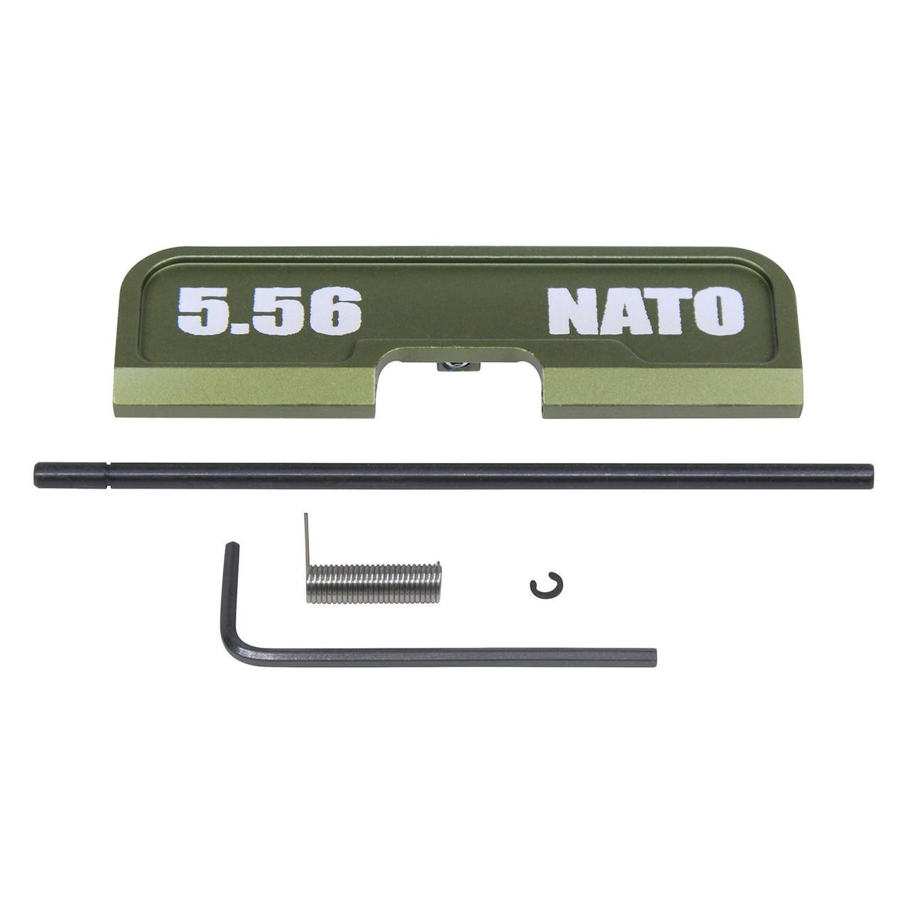 Guntec USA 223GATE-G3-556N-GREEN Guntec USA 223GATE-G3-556N-GREEN 223/5.56 Rifle Ejection Port Dust Cover Assembly (Gen 3) (W/ Lasered 5.56 NATO) (Anodized Green) 223GATE-G3-556N-GREEN